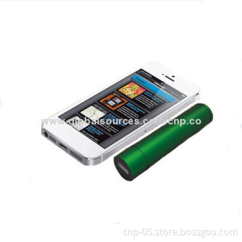 Unique Design of Mini Power Tube with 2,200mAh Capacity, Aluminum Case